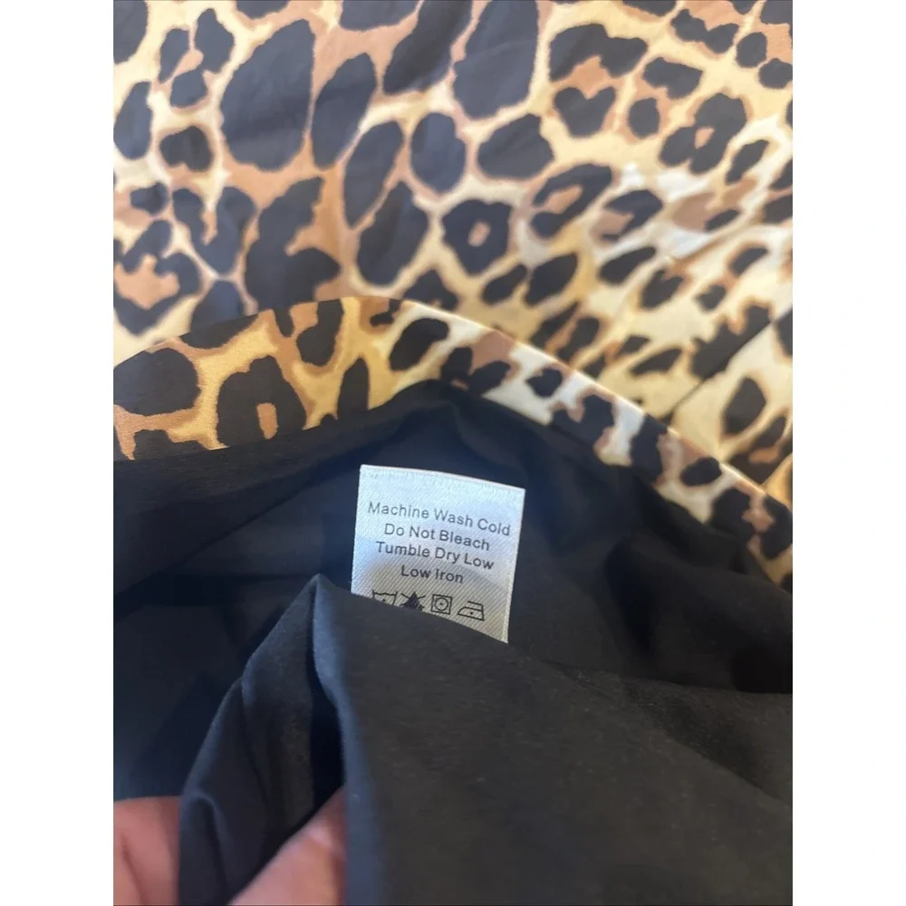 Tuckernuck  X India Hicks Womens Leopard Domino Mini Dress XXS Mob Wife Revenge